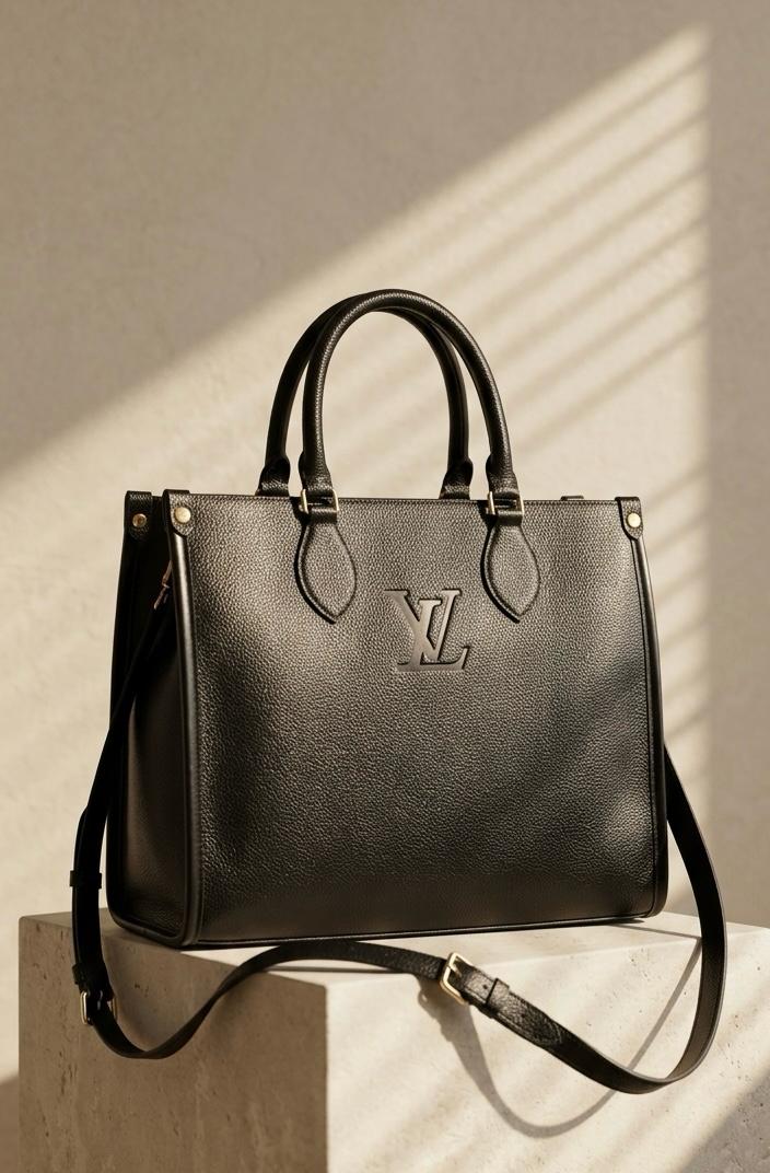 Dark LV Tote Classic Bag