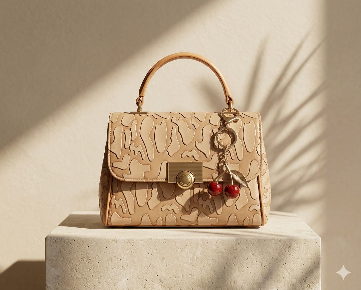 Leapord Embossed Beige